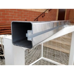 Ворота алюминиевые 3х2 м, профиль 80х80 мм, мини-футбольные/гандбольные (разборные, пристенные)