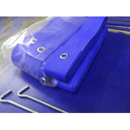 Разметка площадки для бадминтона 13.4х6.1м - синий (ленты)