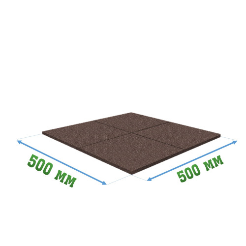 Покрытие Антирикошетное 500x500x20мм