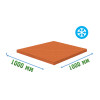 Резиновая плитка 1000x1000x10 мм для холодных помещений Ice