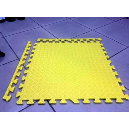 Мат-пазл детский желтый