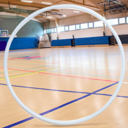 Обруч гимнастический 80см белый