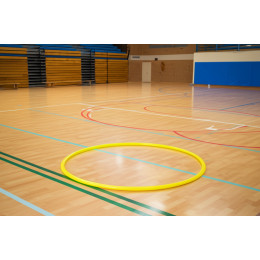 Обруч пластиковый 55см яркие расцветки