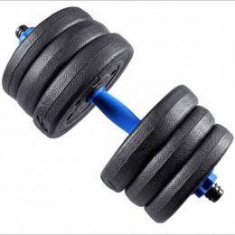 B31589 Гантельный набор разборный 2х15кг (пластик/цемент) 30кг