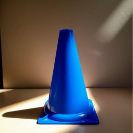 Конус пластиковый синий, 32 см