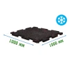 Резиновое покрытие 1000x1000x10мм Puzzle для холодных помещений - Ice