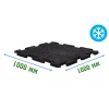 Резиновое покрытие 1000x1000x10мм Puzzle для холодных помещений - Ice